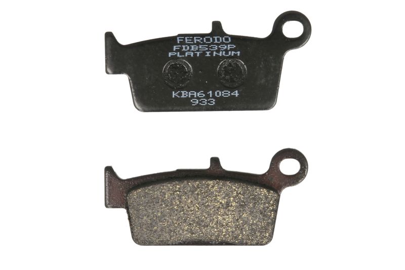 Set placute frana spate 75.1x36.1x9.7 mm platina