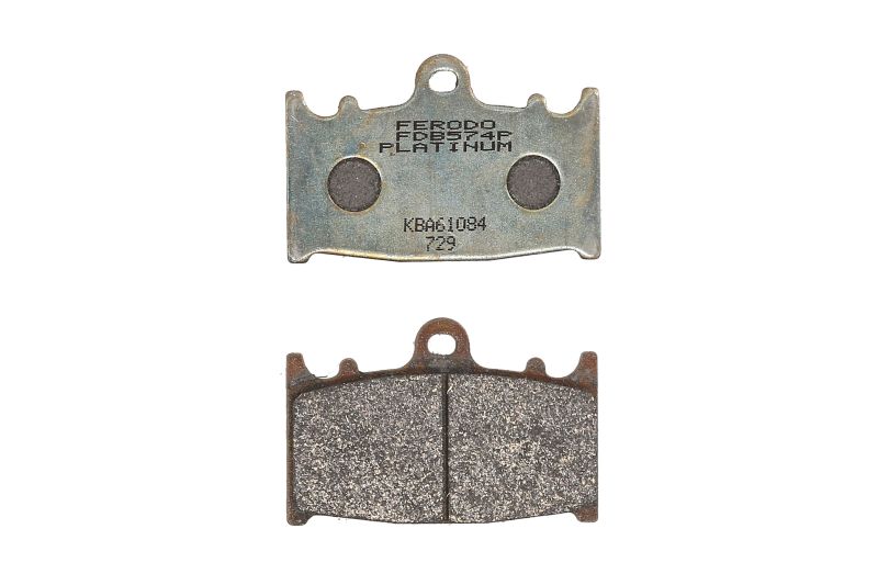 Set placute frana fata 69.9x46.1x8.3 mm platina