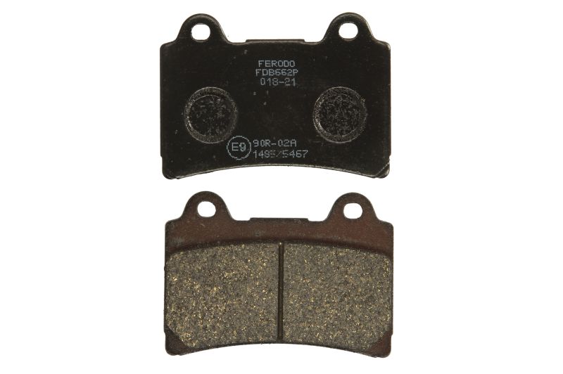 Set placute frana fata 74.9x54.8x8.8 mm Platina