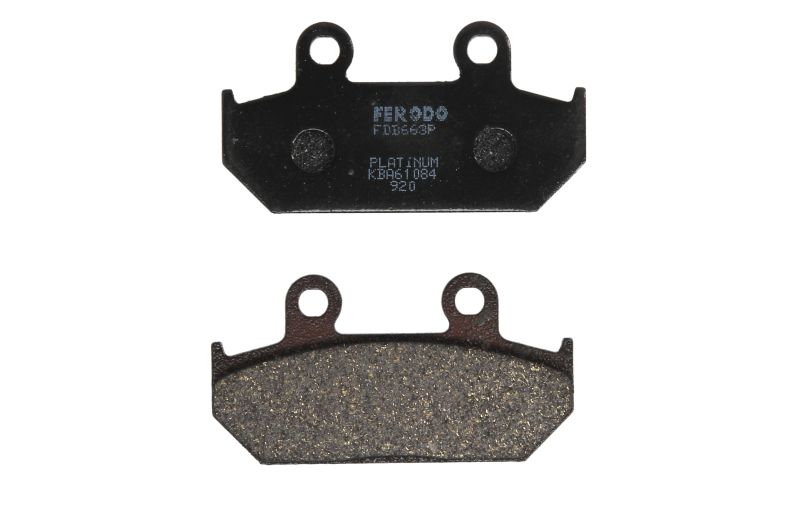 Set placute frana fata 88.1x46.1x9.8 mm Platina
