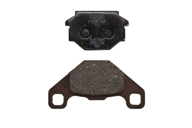 Set plăcuțe frână spate 85x42.7x7.5 mm platina