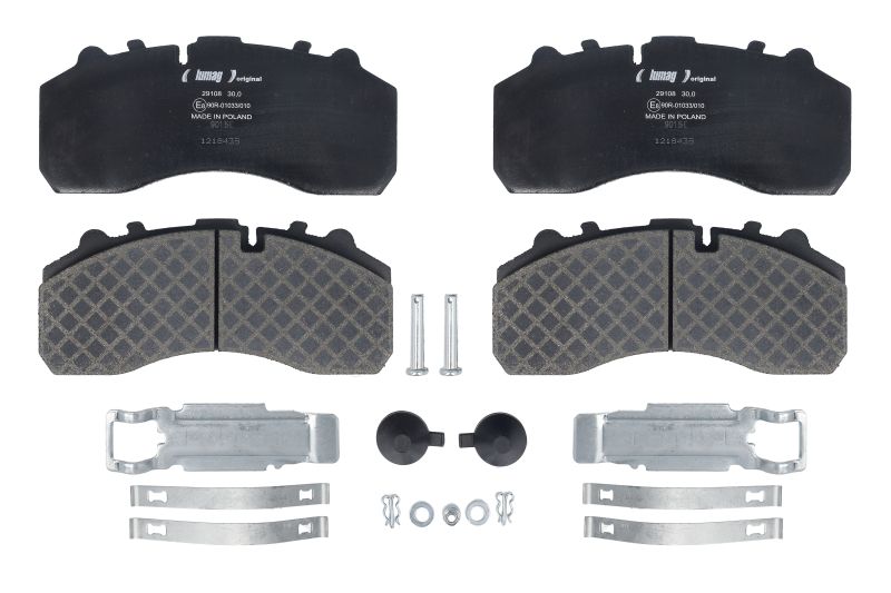Set placute frana spate 247.3x109.5x30 mm