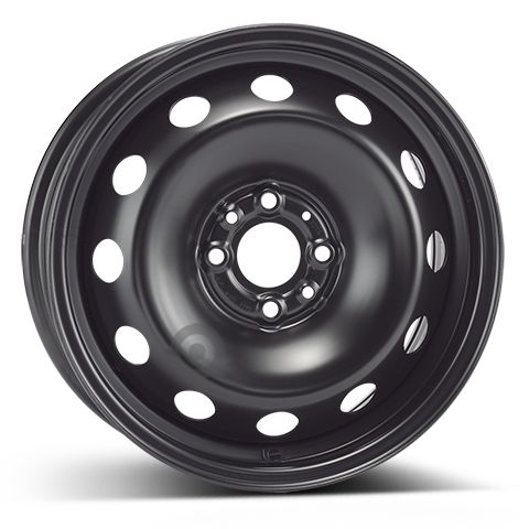 Janta otel 6.5x15 inch CH 58 mm negru