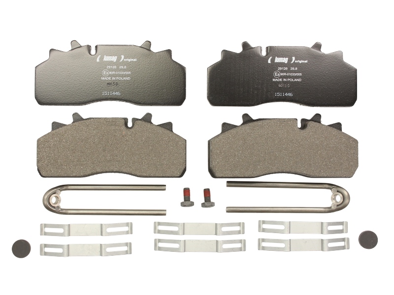 Set placute frana spate 210.5x92.4x29.5 mm