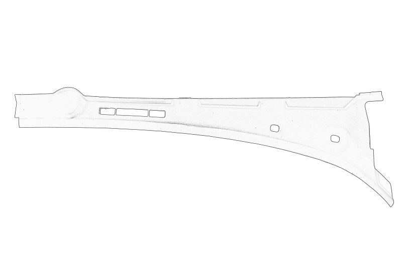 Rama parbriz dreapta plastic