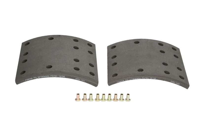 Placute de frana tambur fata 174 mm