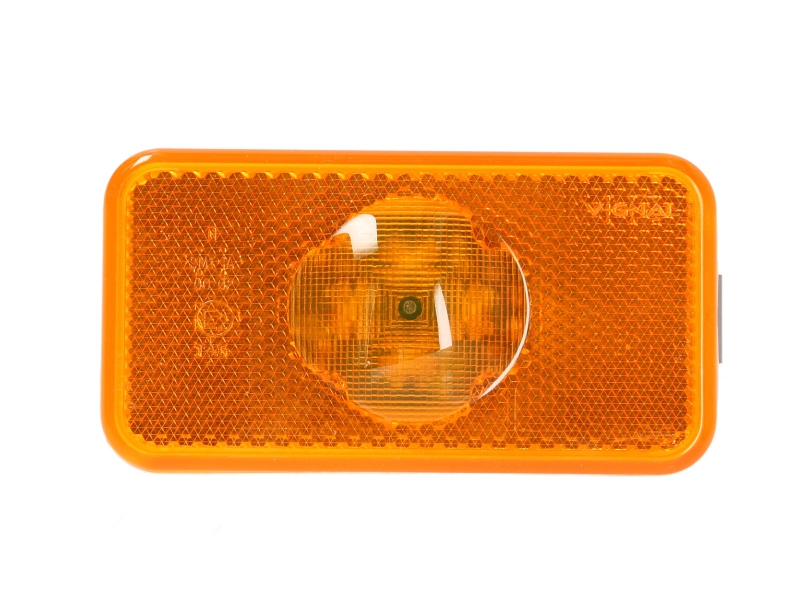 Lumina de delimitare laterală galben LED 24V 102x54 mm set 6 bucăți