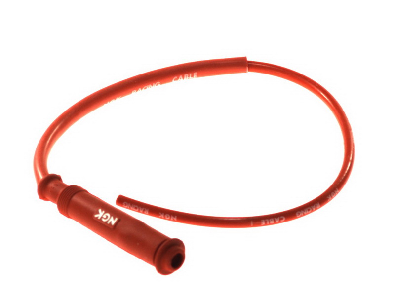 Manson cauciuc bujie lung set 2 bucati 50 cm rosu