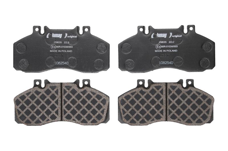 Set placute frana fata 175x175x85.5 mm