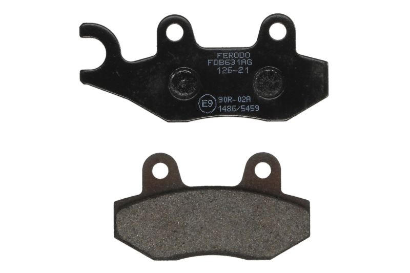 Set placute frana spate 96.8x42.2x7.6 mm Argento