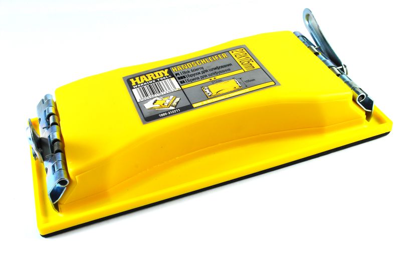 Bloc de slefuit plastic galben