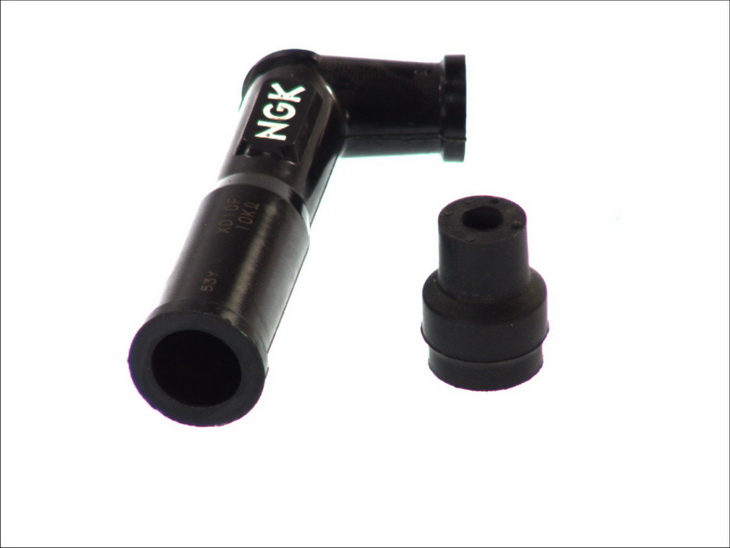 Manson cauciuc bujie lung filet 10/12 mm negru