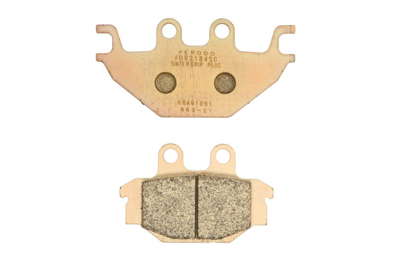 Set placute frana spate 73.3x47.3x10.9 mm sinter