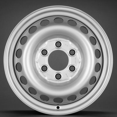 Janta oțel 6.5x16 inch CH 84 mm argintiu