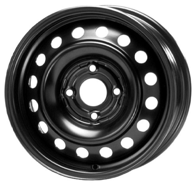 Janta oțel 6.0x15 inch CH 56,5 mm negru set 4 bucăți