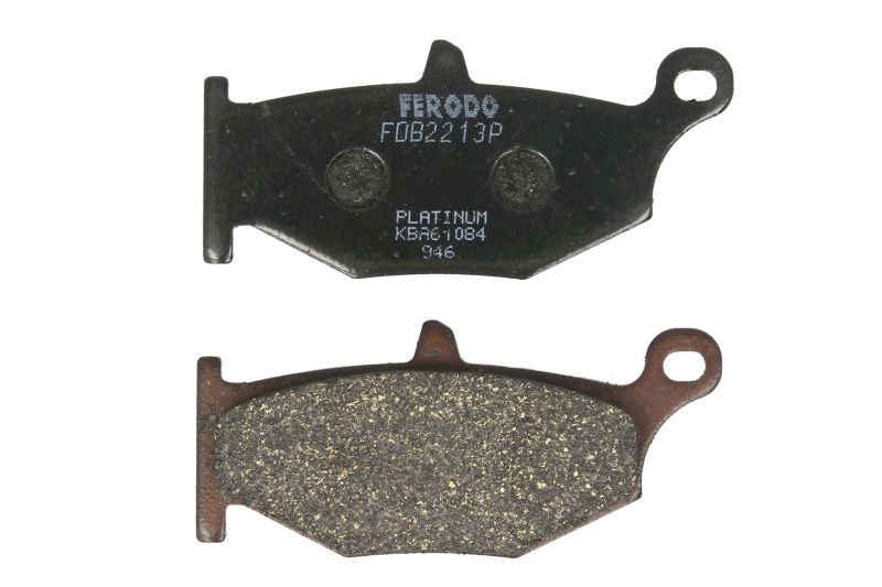Set placute frana spate 89.4x40.7x9.8 mm platina