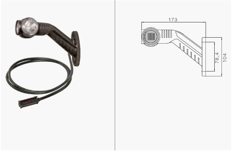 Lumina de clarificare LED 24V 1250 mm