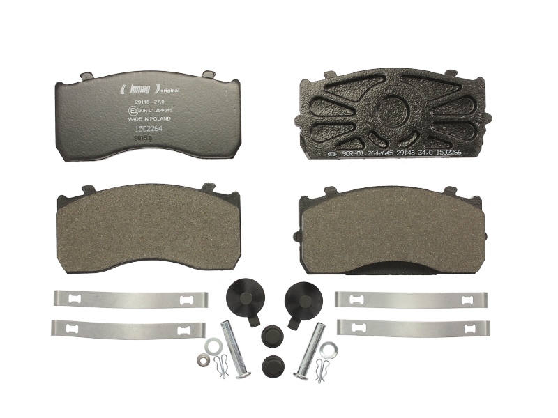 Set placute frana fata 173.5x84x27 mm