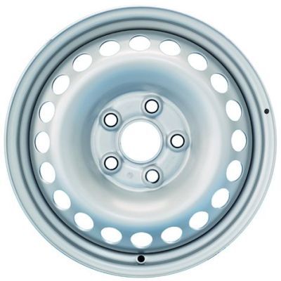 Janta oțel 6.5x16 inch CH 65 mm argintiu set 4 bucăți