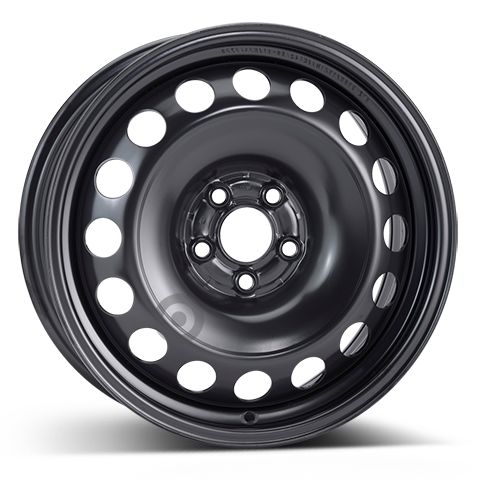 Janta otel 6.5x16 inch CH 57,1 mm set 4 bucati negru