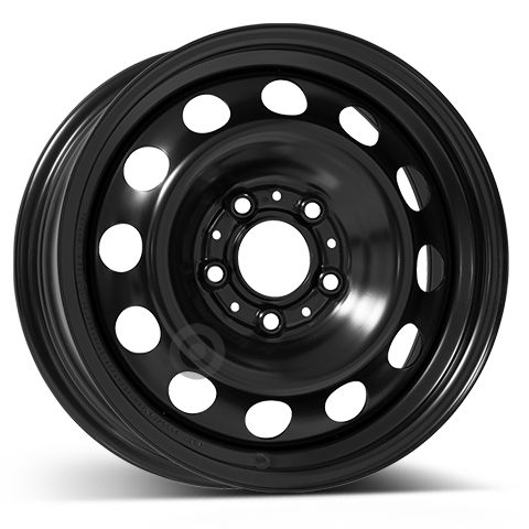 Janta otel 7.0x16 inch CH 72,5 mm negru