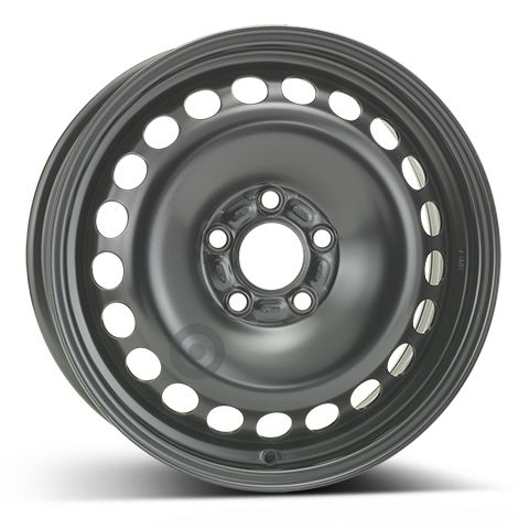 Janta otel 6.5x16 inch CH 63,4 mm negru
