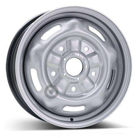 Janta otel 5.5x16 inch CH 65 mm set 4 bucati argintiu
