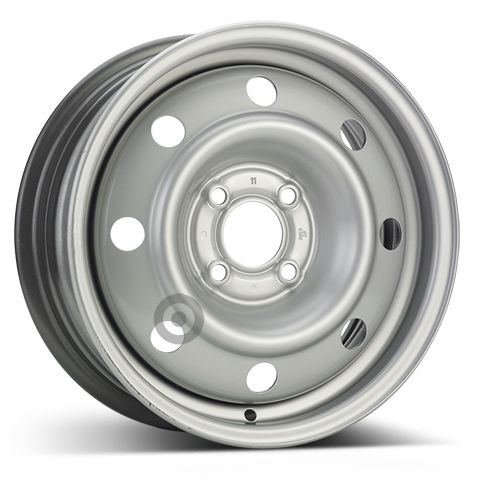 Jantă oțel 5.5x14 inch CH 60 mm argintiu set 4 bucăți
