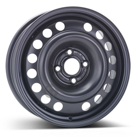 Janta otel 6.0x15 inch CH 56,5 mm negru