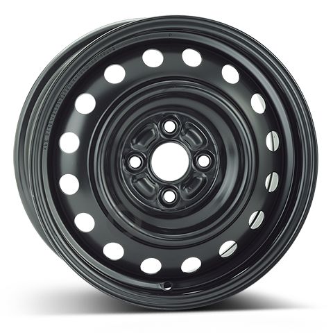 Janta otel 6.0x15 inch CH 54 mm negru