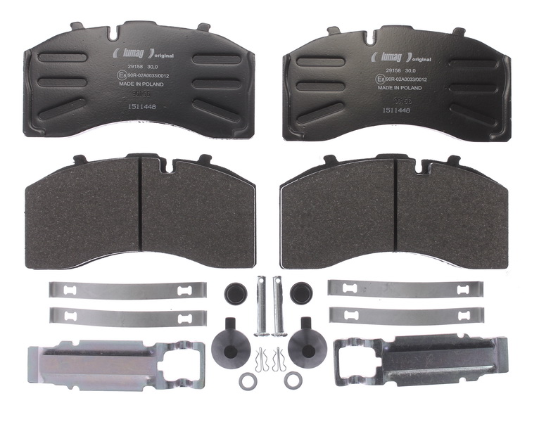 Set placute frana spate 210.7x107.1x30 mm