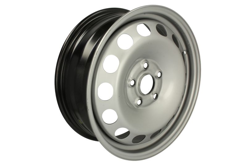 Janta oțel 6.0x16 inch CH 57 mm argintiu set 4 bucăți