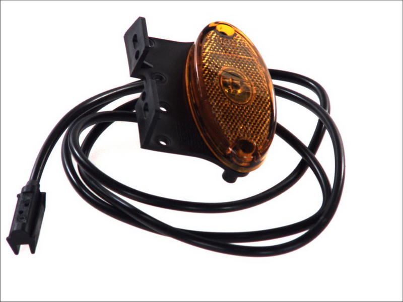 Lumina de clarificare LED 24V portocaliu cablu 1500 mm 102x46 mm