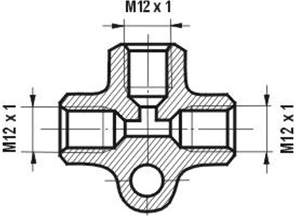 Adaptor, conducte frana