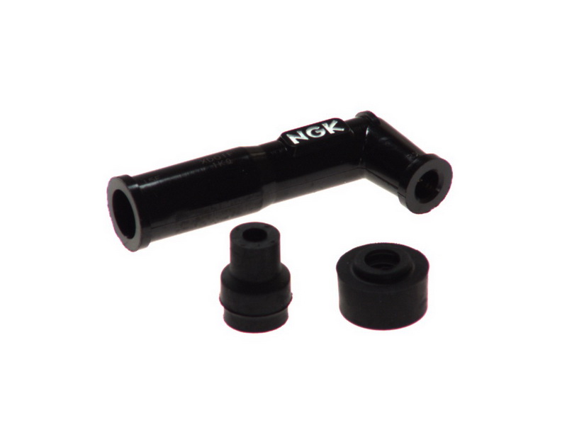 Manson cauciuc bujie lung filet 10/12 mm negru