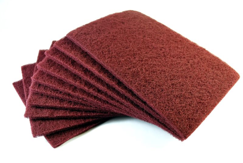 Rola material textil șlefuire foaie 10 bucăți roșu