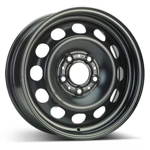 Janta otel 6.5x16 inch CH 72,5 mm negru