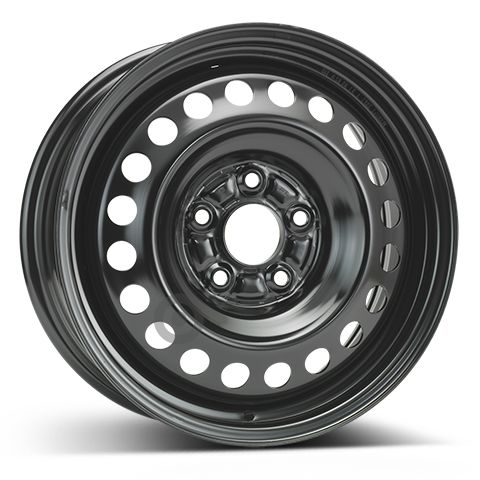 Janta otel 6.5x16 inch CH 64 mm negru