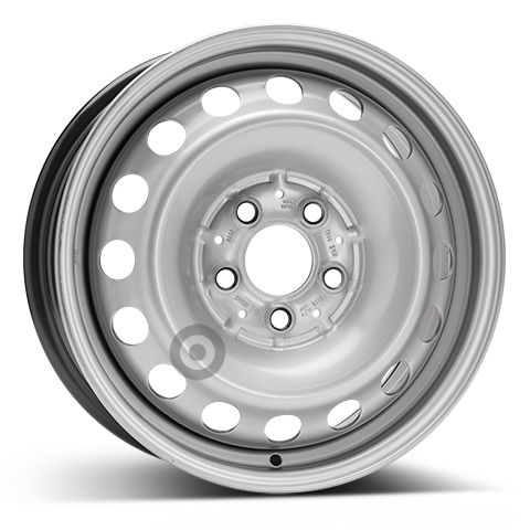 Janta otel 6.5x16 inch CH 66,5 mm argintiu