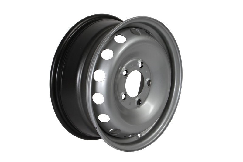 Janta oțel 6.5x16 inch CH 89 mm argintiu set 4 bucăți