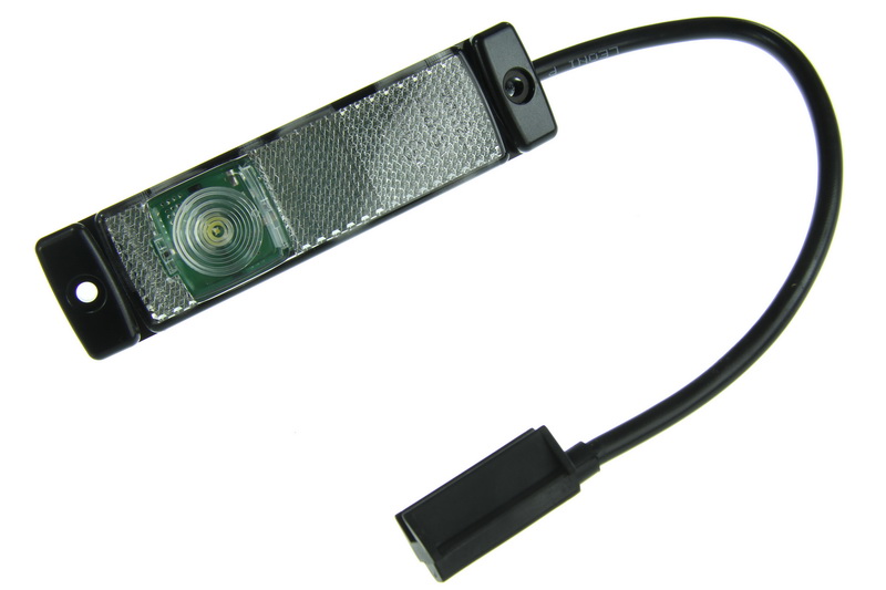 Lumina de clarificare fata 130x32 mm LED 24V alb 300 mm