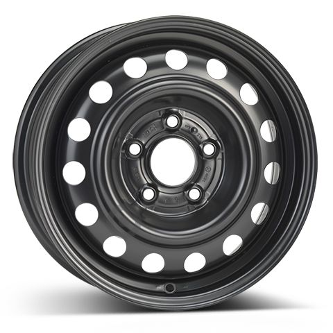 Janta otel 6.5x16 inch CH 67 mm negru