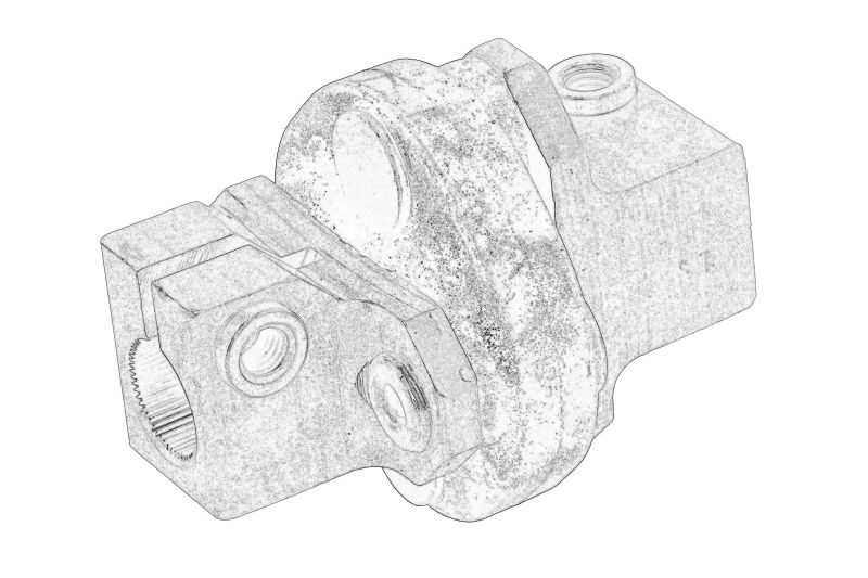 Articulatie, coloana de directie
