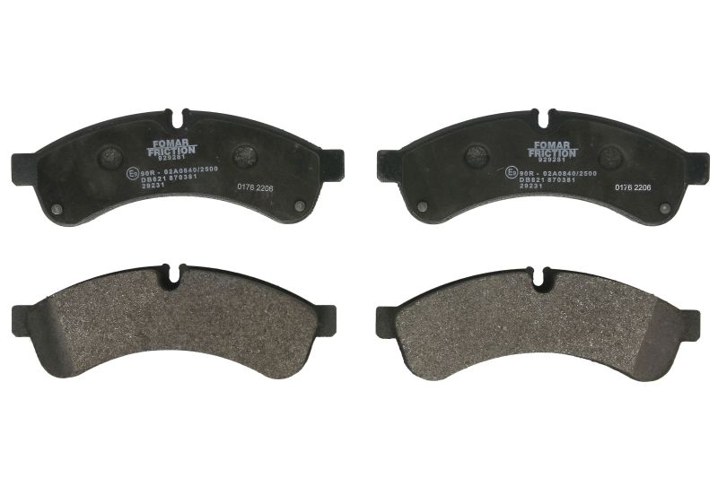 Set placute frana spate 184.2x64.8x22.8 mm
