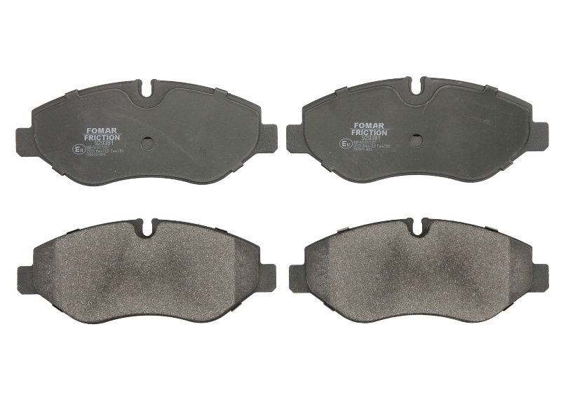 Set plăcuțe frână disc față 163.1x67.1x20.0 mm