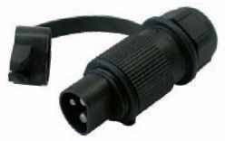 Stecher plastic tată 7-9 mm 6 V 12 V 24 V
