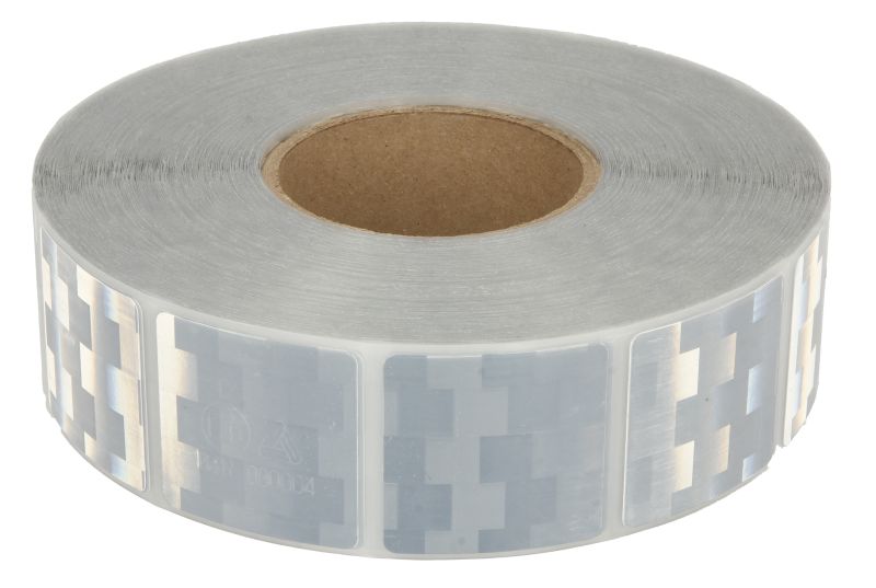 Benzi adezive reflector marcaj de avertizare alb 50 m 51 mm