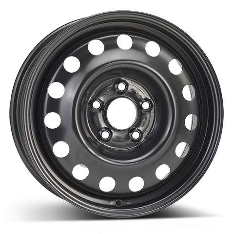 Janta otel 6.5x16 inch CH 67 mm negru