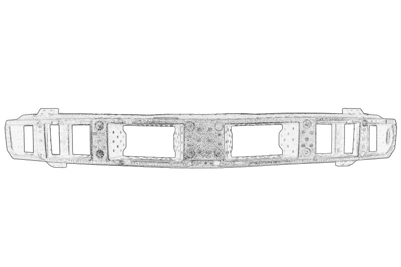 Armătură bară față absorbantă OE SKODA 5E0807248