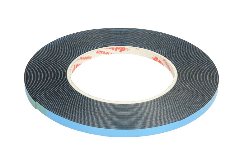 Banda adeziva spuma moale 10 m x 6 mm negru